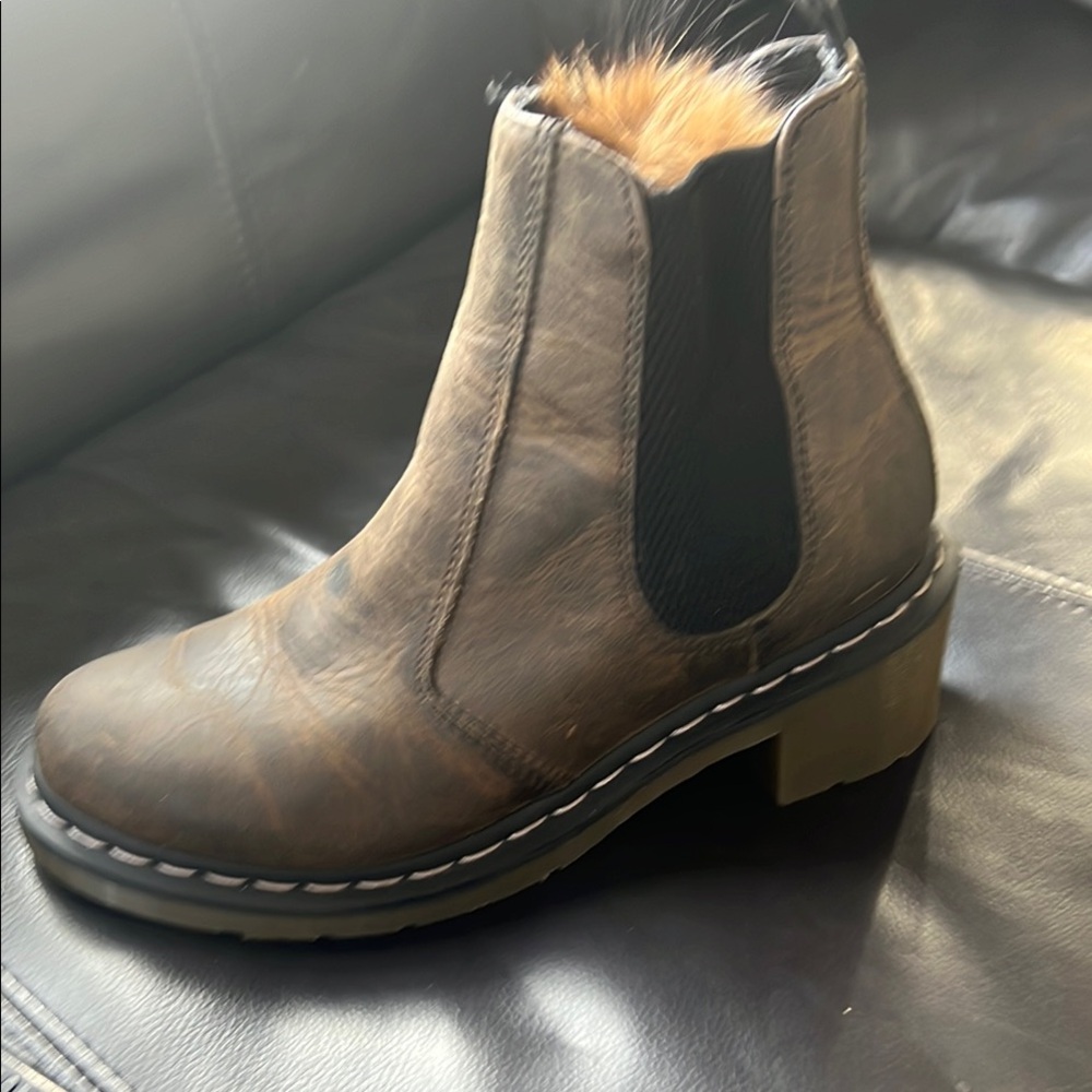 Brown Leather Ankle Boots